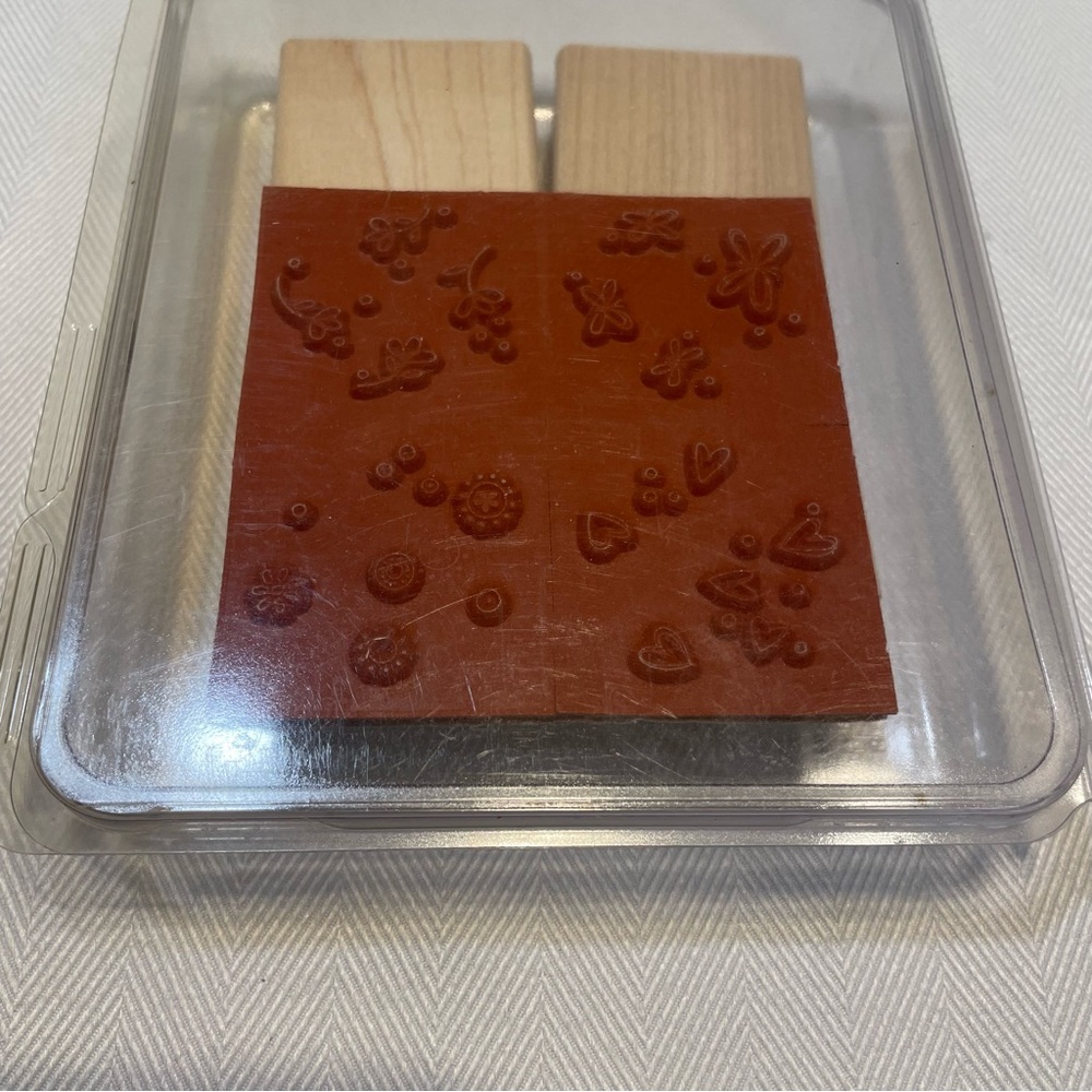 Stampin' Up! 3 NIB Rubber Stamp Sets Sprinkles, Hello Again& Itty Bitty Boarders - Picture 5 of 7